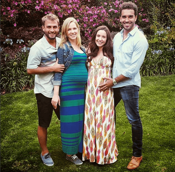 Ellos son grandes amigos de la Ariadne y Marcus, por eso serán los padrinos de Diego.