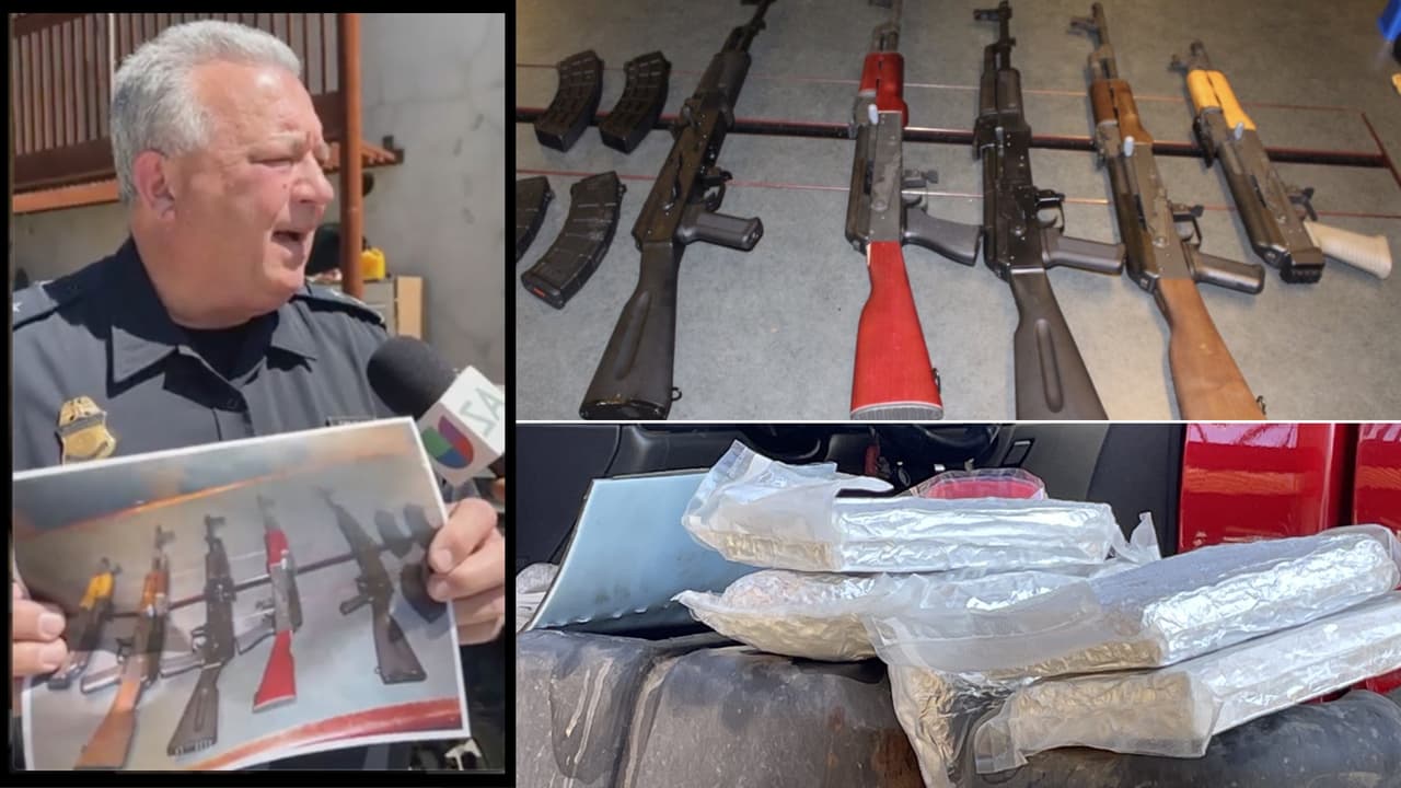 Decomisan armas que cruzaban a México y miles de pastillas de fentanilo que entran a EEUU