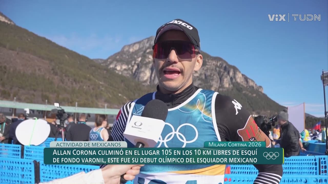 Allan Corona sorprende con sus palabras tras competir en Milano Cortina 2026