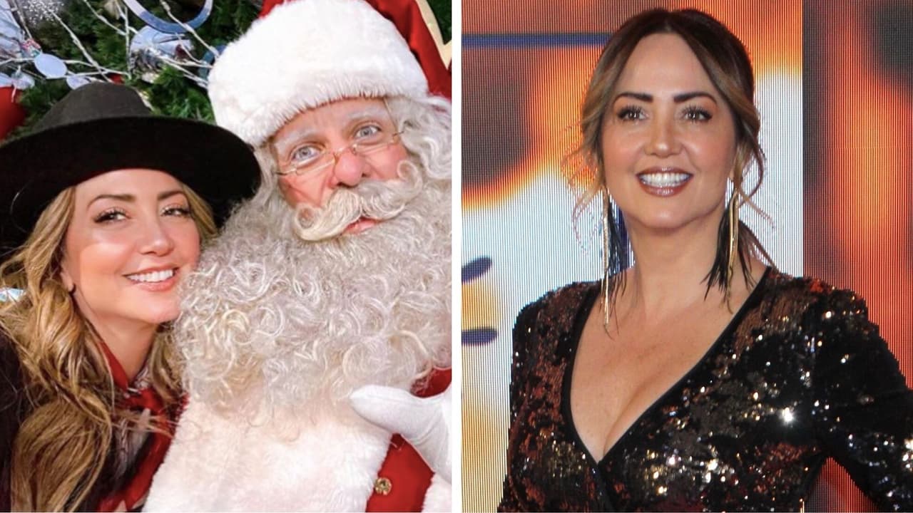 Andrea Legarreta presumió su enorme árbol de Navidad: está lleno de caramelos 