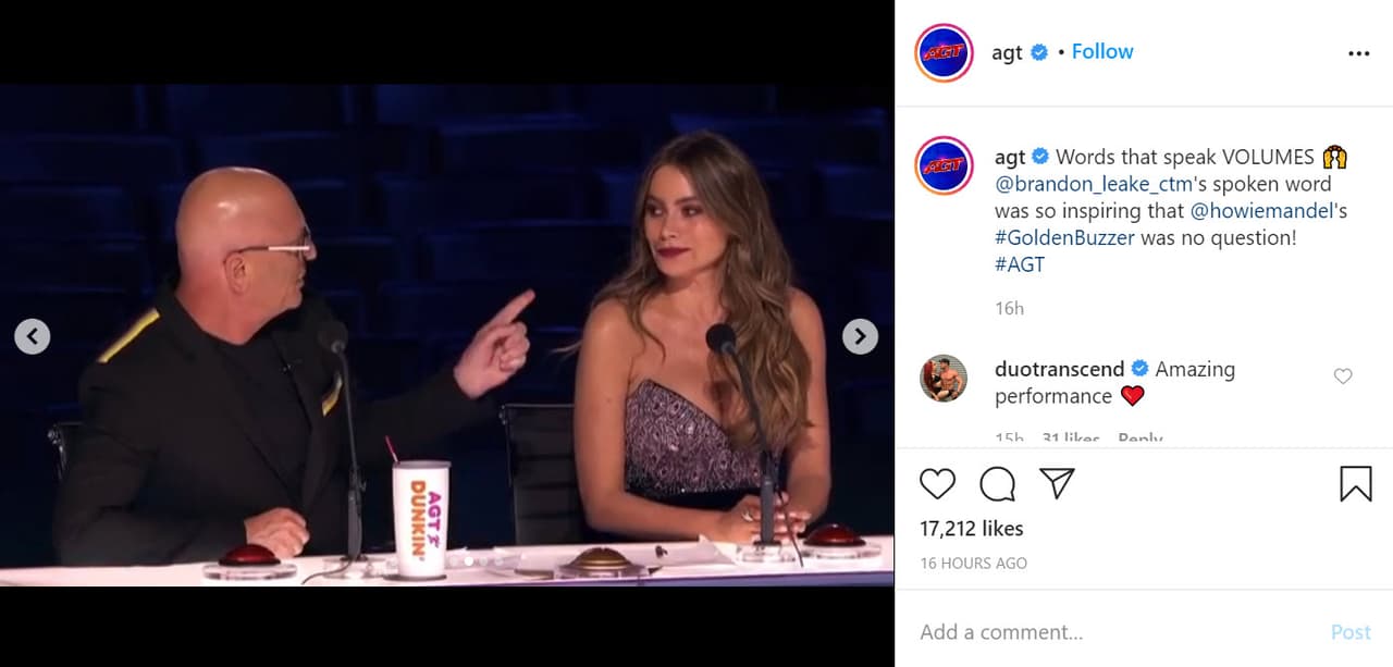 <b><a href="https://www.youtube.com/watch?v=tdjIFkM-ohQ&feature=emb_logo" target="_blank">Sofía se conmovió hasta las lágrimas</a></b> al escuchar el texto del concursante y aseguró que el mensaje era "bello".
<br>