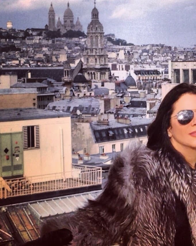 Rebecca Jones expresó su solidaridad: "Mi corazón está con los parisinos", escribió al pie de esta fotografía.