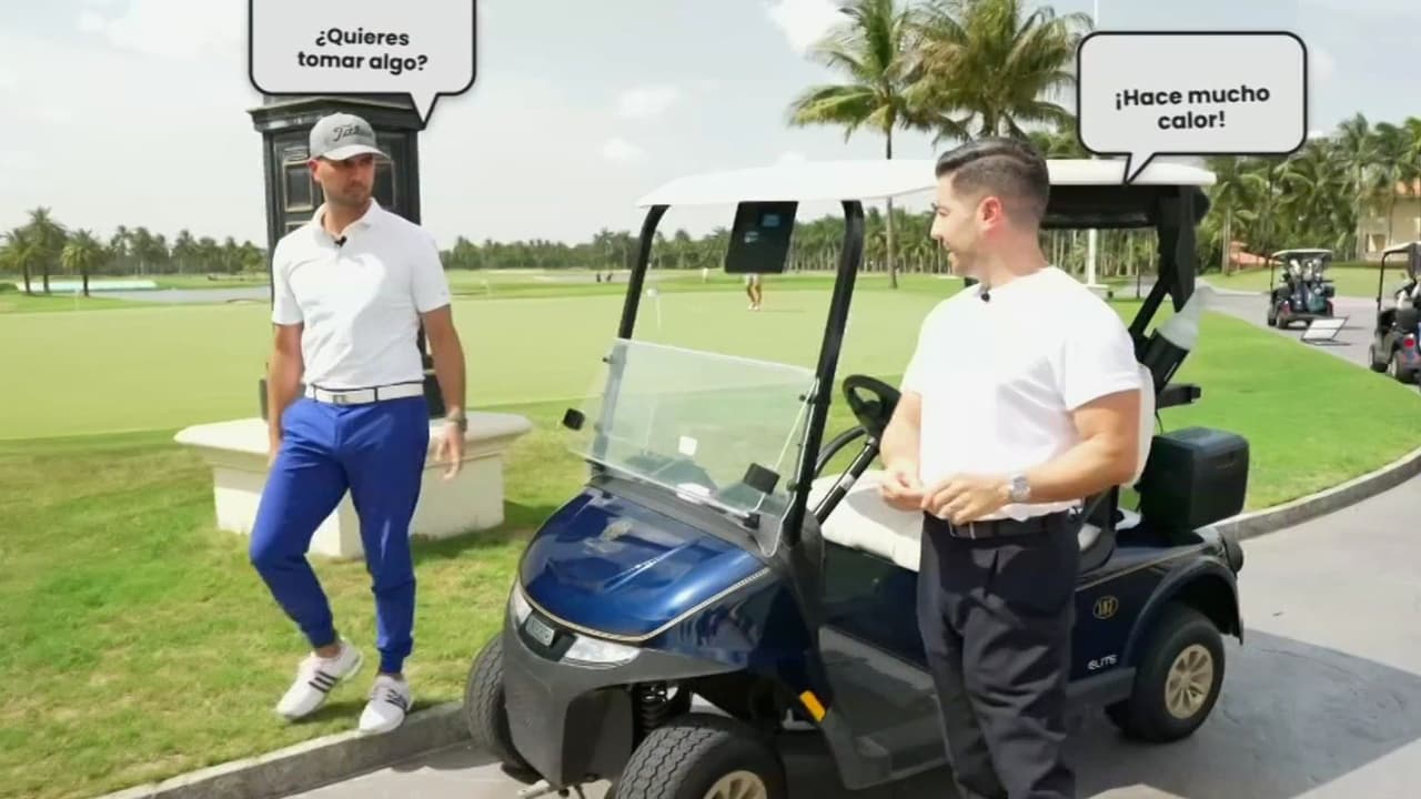 "Boda 2.0" de la Realeza Latina: Borja Voces sorprende a Juan Carlos Izquierdo en el campo de golf antes del gran día