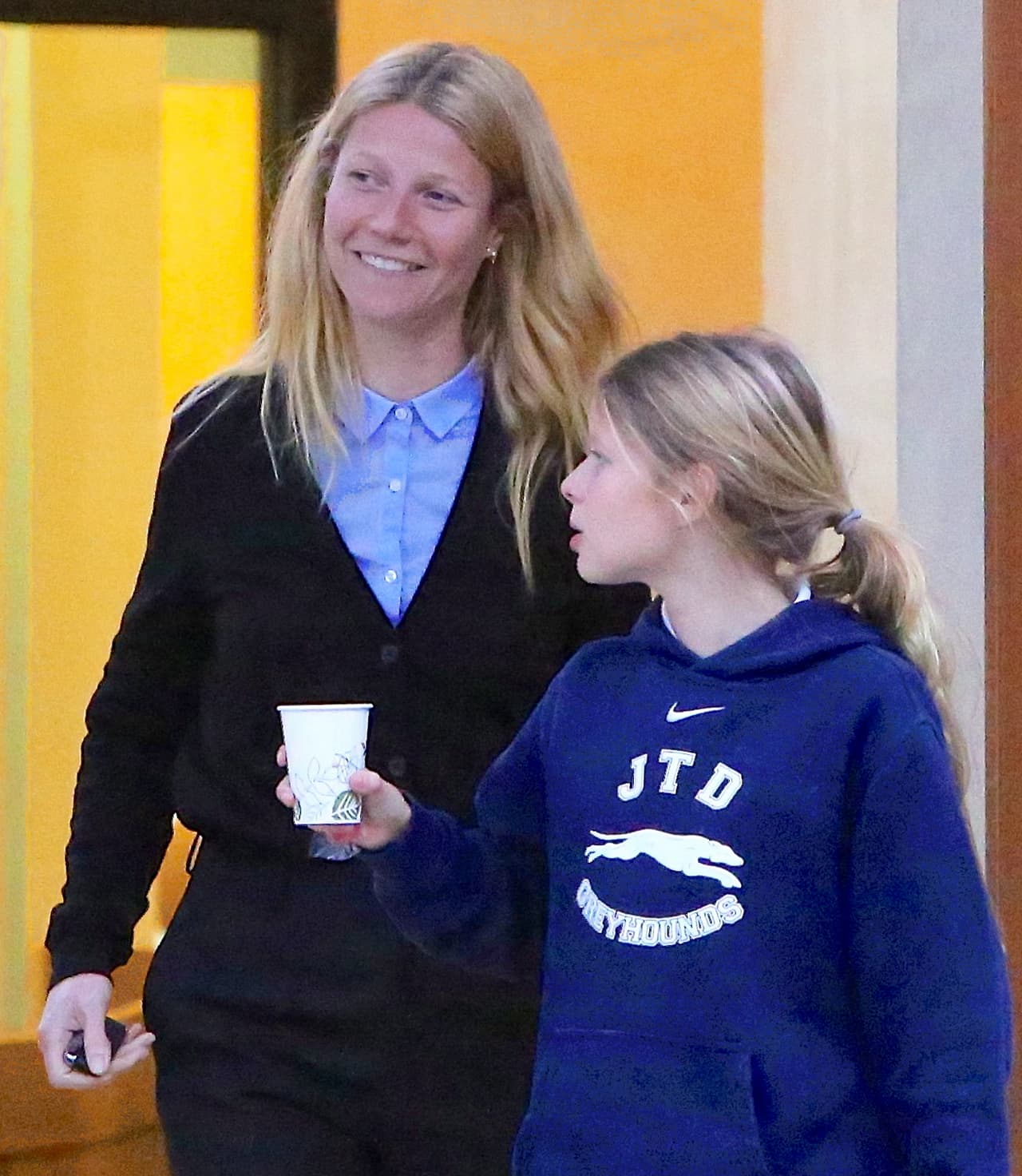 Más fotos de Gwyneth sin maquillaje.