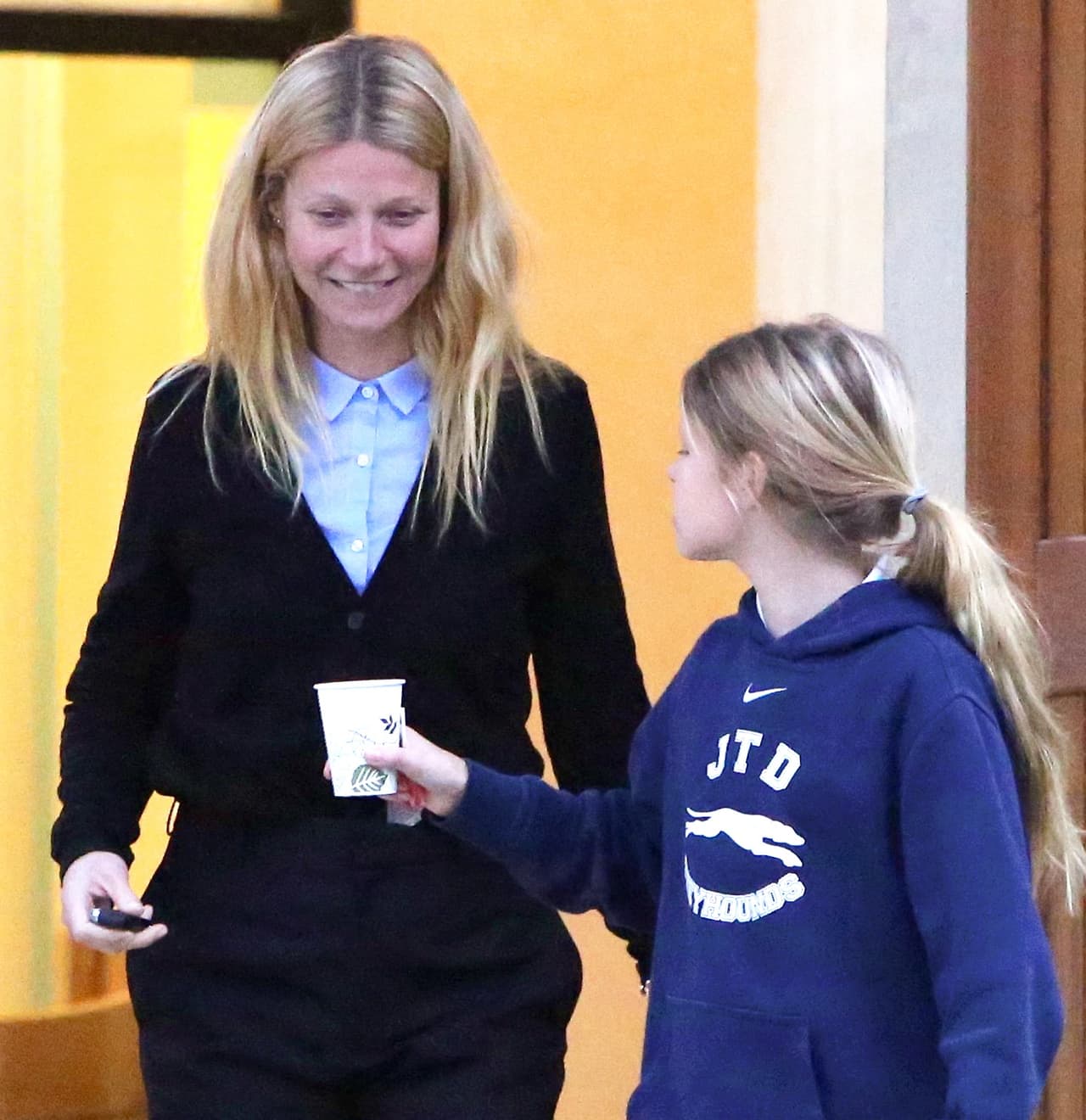 Más fotos de Gwyneth sin maquillaje.