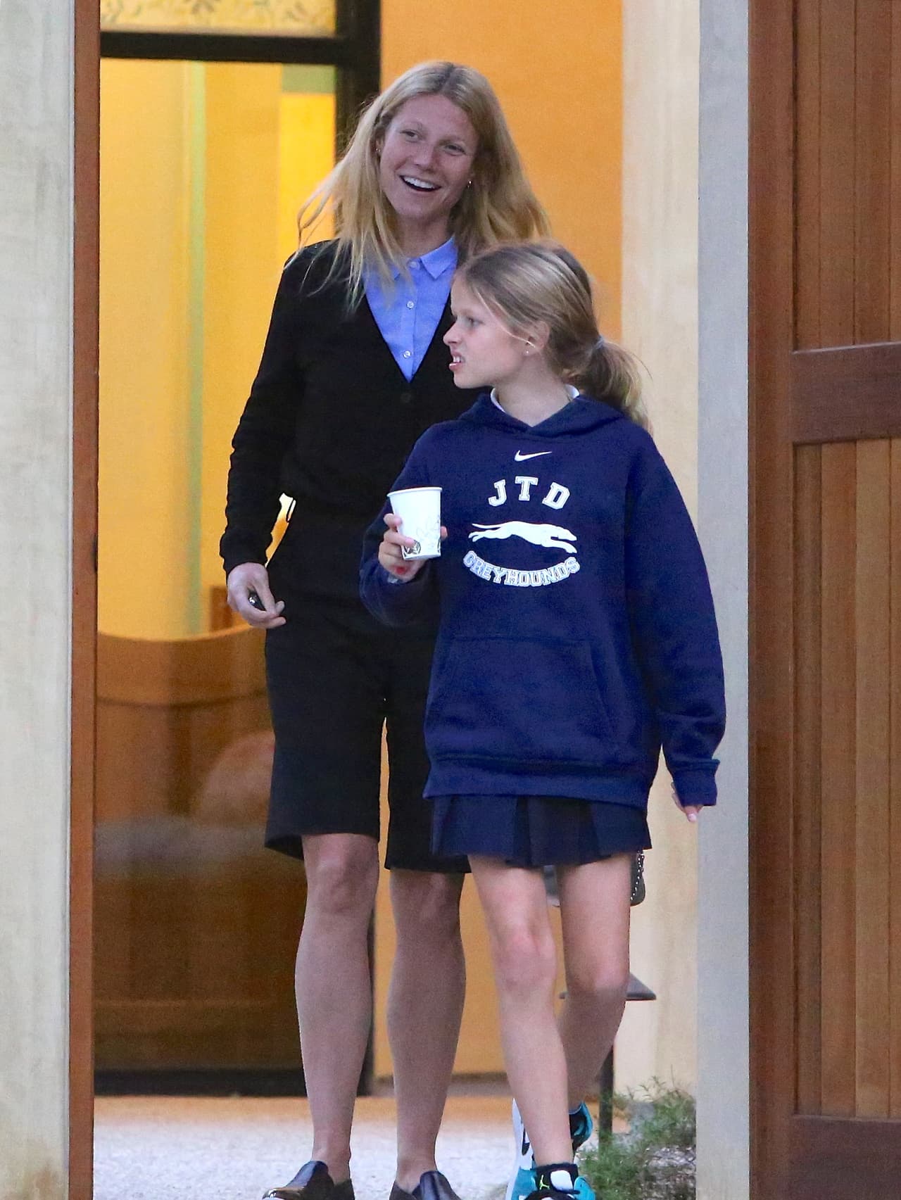 Más fotos de Gwyneth sin maquillaje.