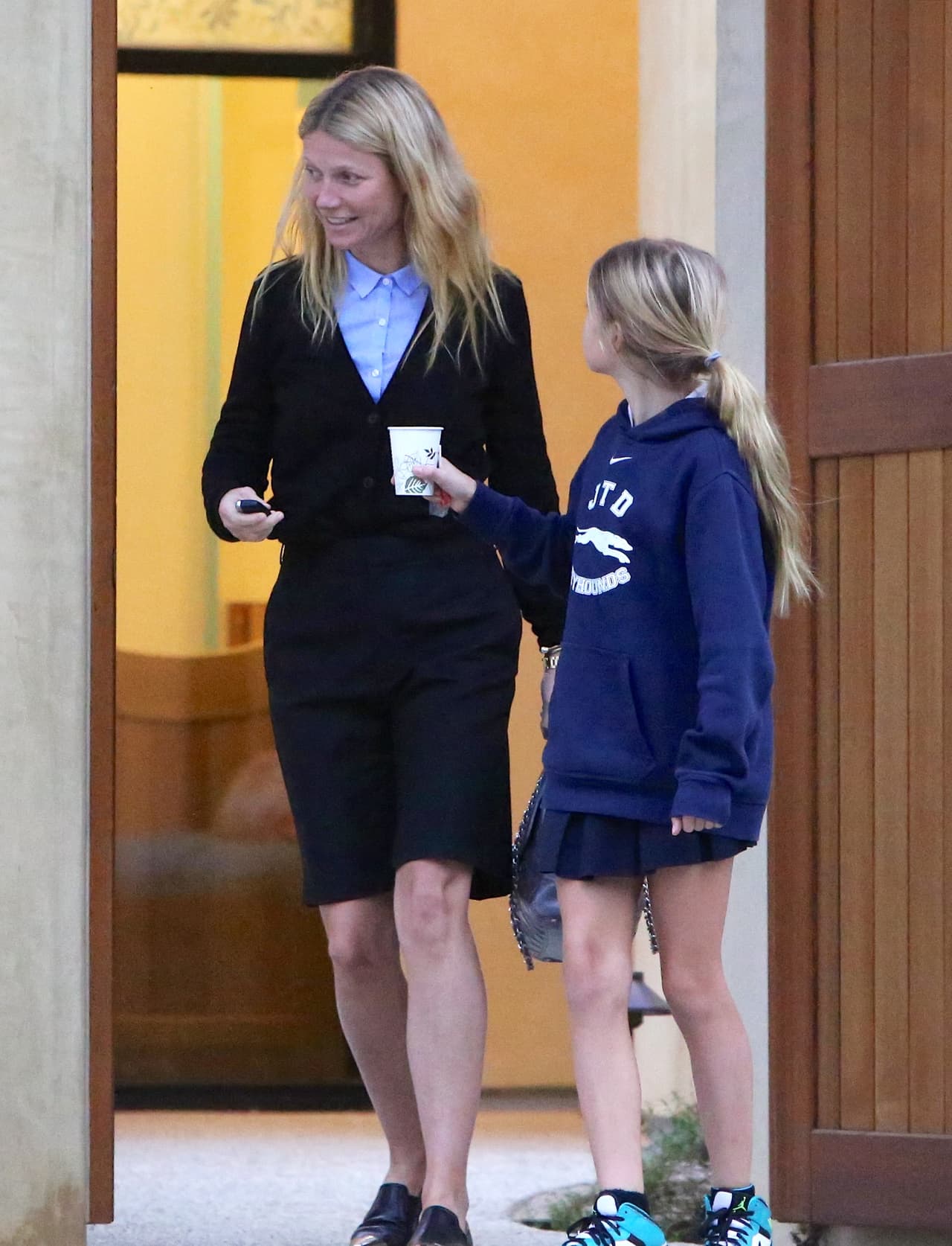 Más fotos de Gwyneth sin maquillaje.