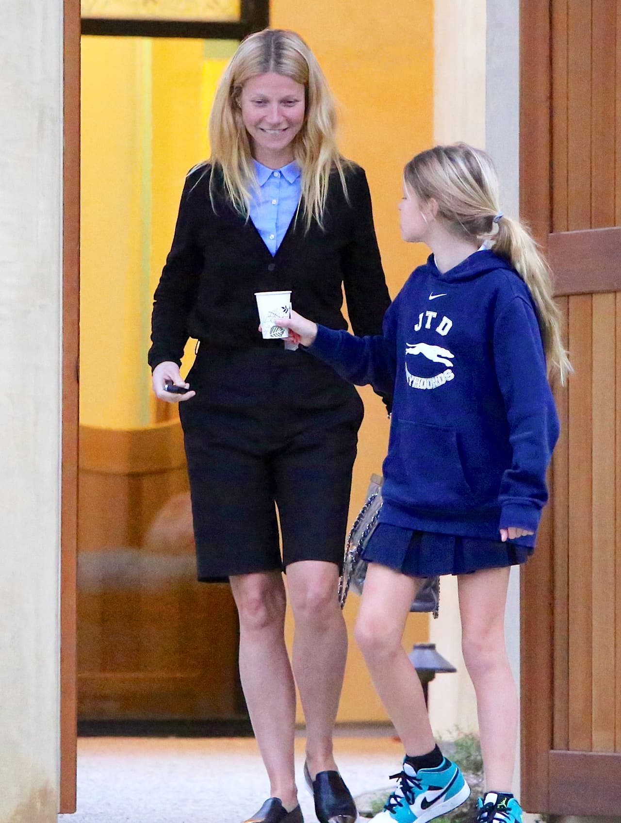 Más fotos de Gwyneth sin maquillaje.