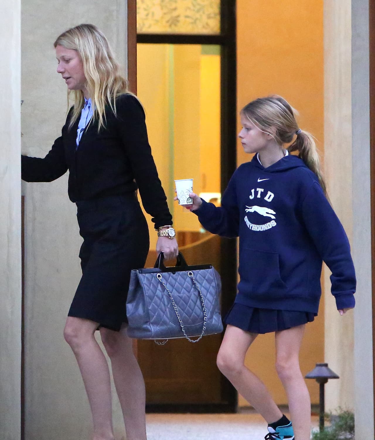 Más fotos de Gwyneth sin maquillaje.