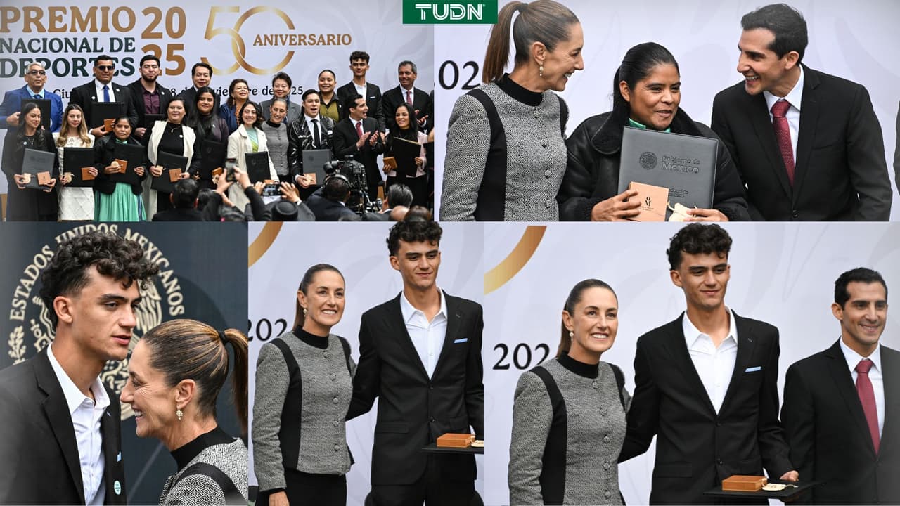 Claudia Sheinbaum entrega el Premio Nacional del Deporte 2025