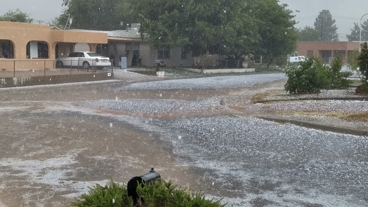 Lluvia torrencial sobre Carolina del Norte