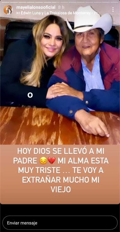 Sin dar mayores detalles de lo sucedido, la empresaria publicó una fotografía donde aparece a su lado para despedirse.
<br>