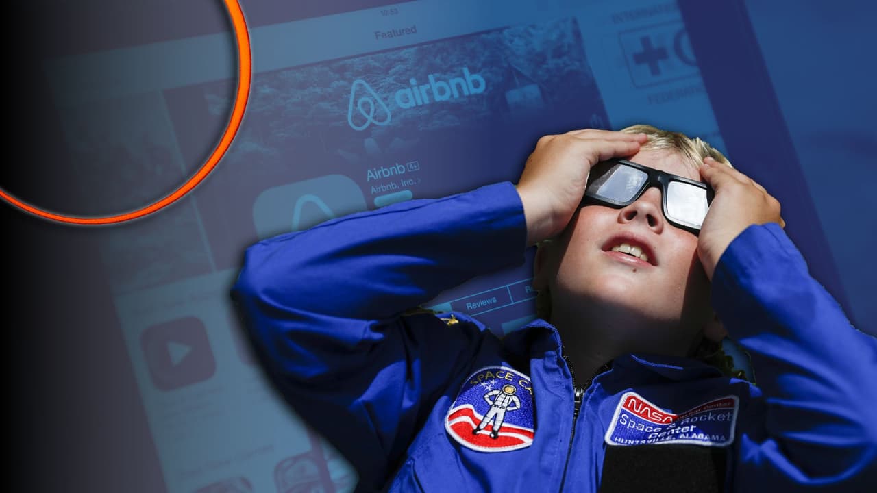 Eclipse solar total del 2024: Airbnb informa un aumento del 1,000% en búsquedas de alojamiento