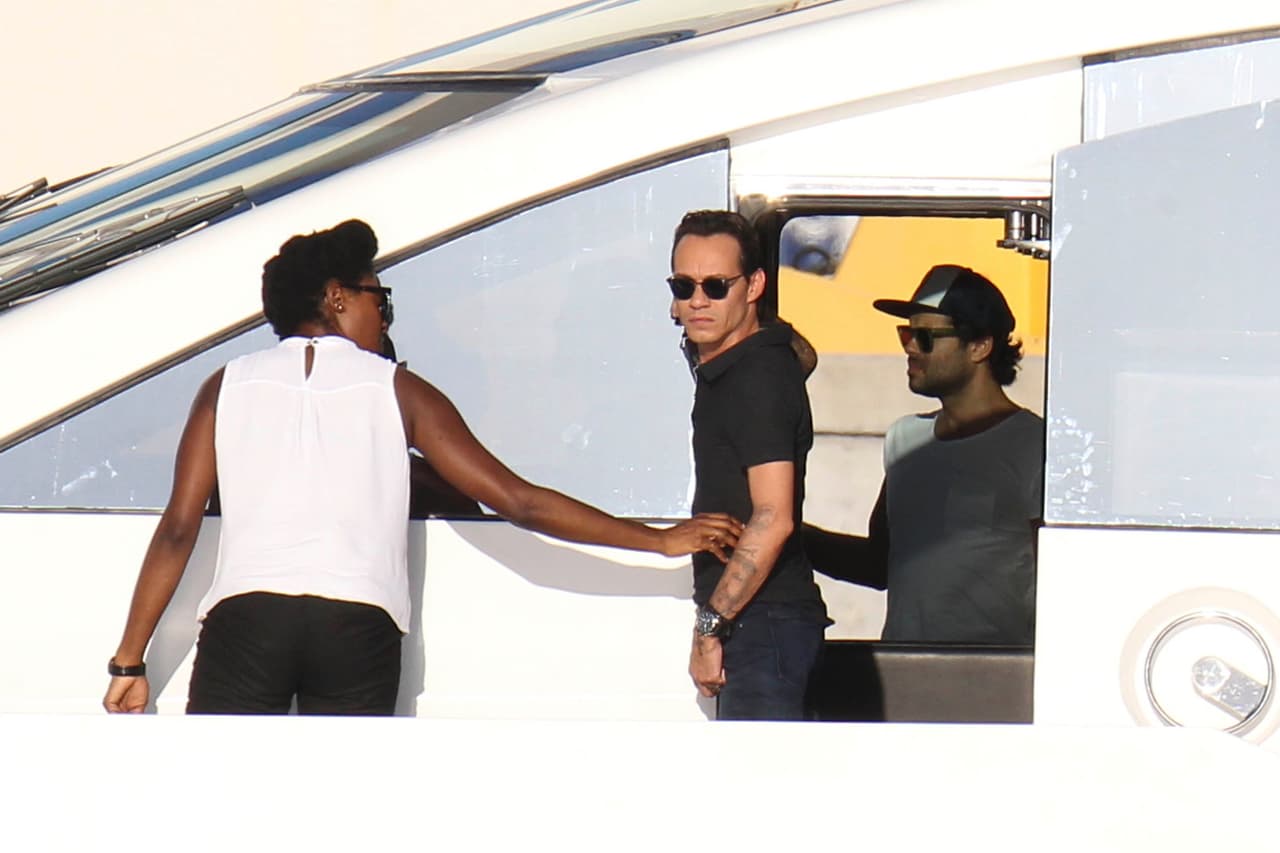 También están estas imágenes a bordo de un yate en diciembre de 2015.