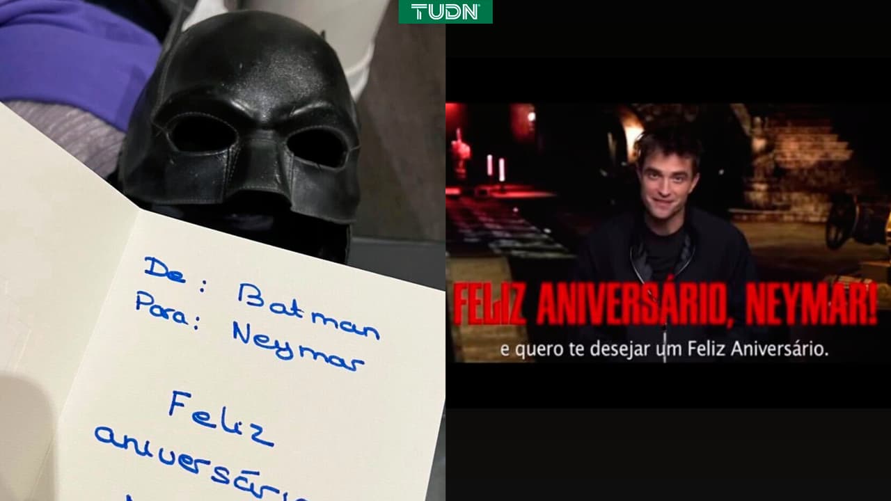 Neymar celebra su cumpleaños con felicitación ¡del mismísimo Batman!
