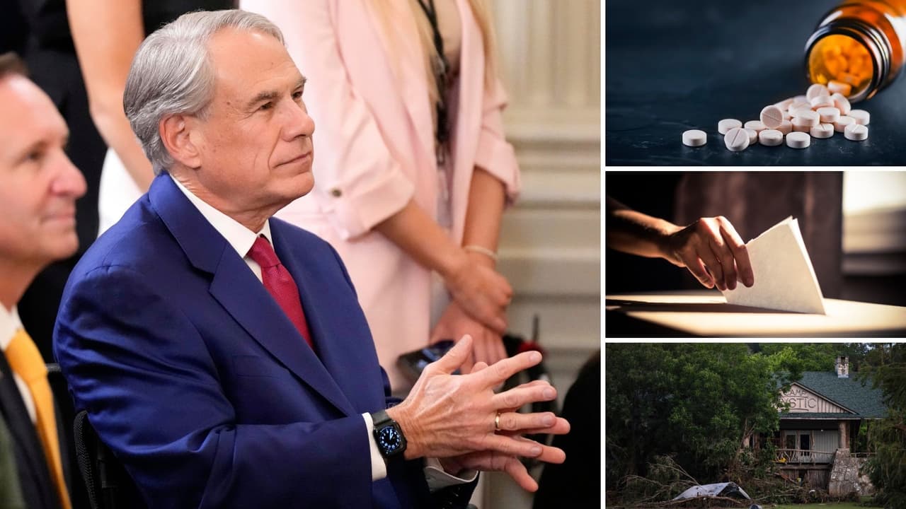 THC, aborto, inundaciones y más: lo que Greg Abbott quiere que Texas discuta en su sesión especial