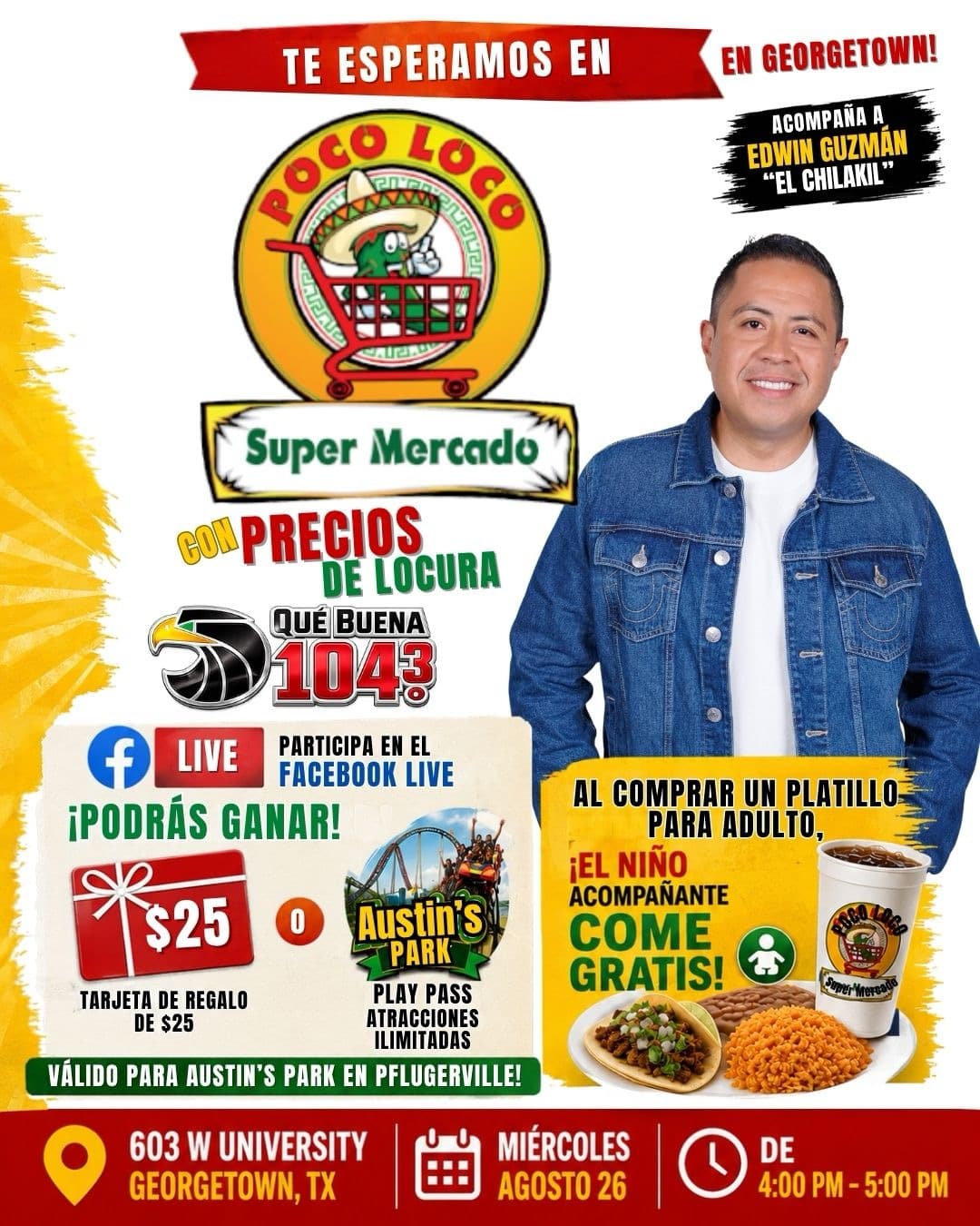 ¡POCO LOCO SUPERMERCADO TE INVITA A GANAR EXCELENTES PREMIOS