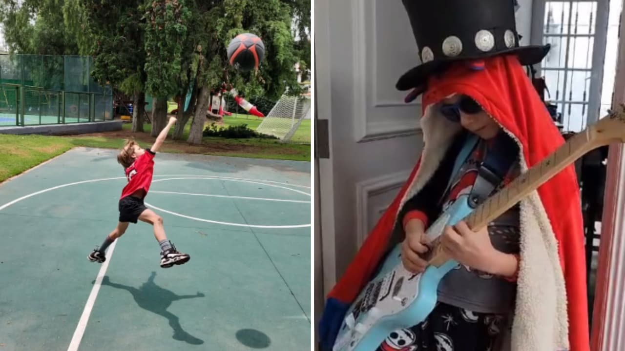 En abril de 2024, la actriz compartió estas imágenes de León.