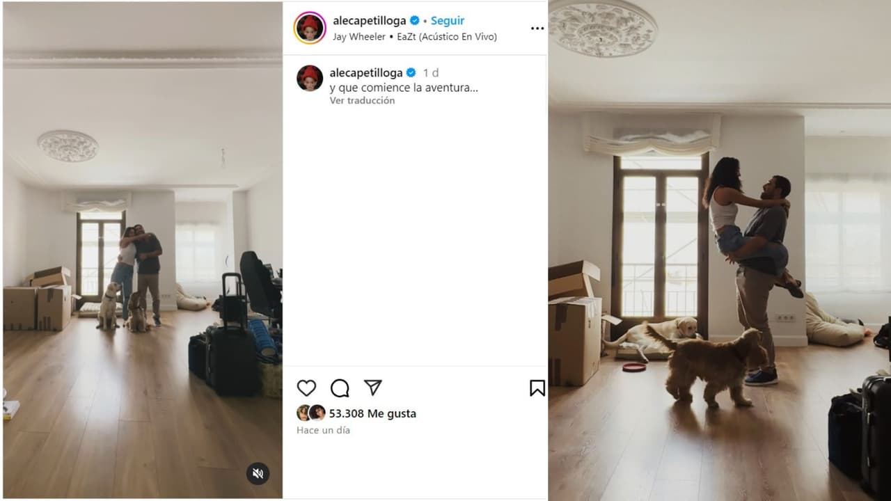 Alejandra Capetillo se mudó a vivir con su prometido.