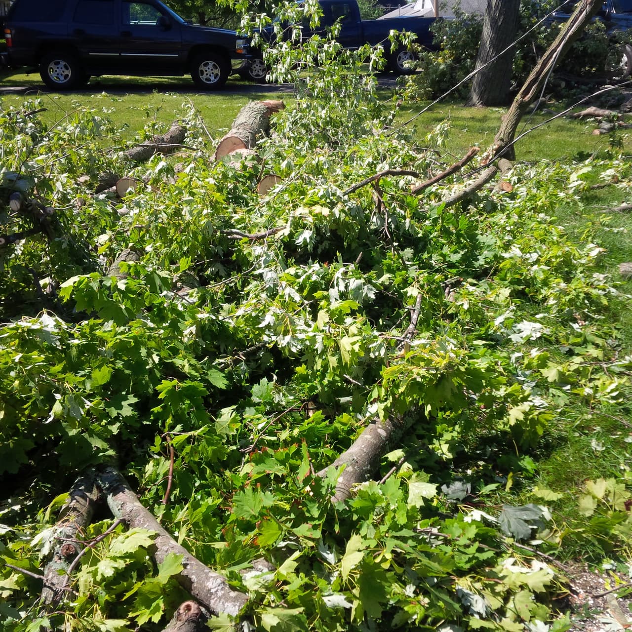 Mira las imágenes de los destrozos que causó un tornado a su paso por el suburbio de Grayslake, Chicago.