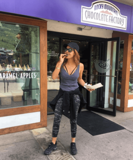 Karla Martínez es adicta al chocolate y aquí encontró su perdición.