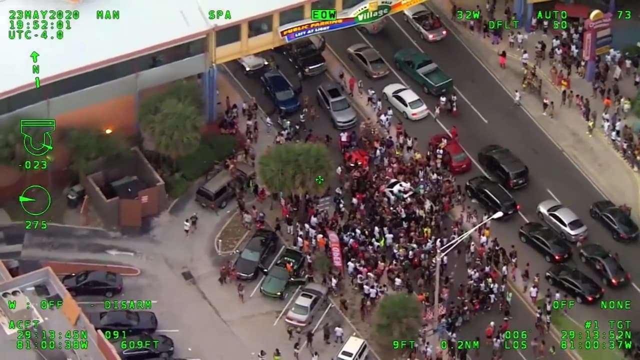 Disparos, peleas y una multitud en Daytona Beach: caos durante el fin de semana de Memorial Day