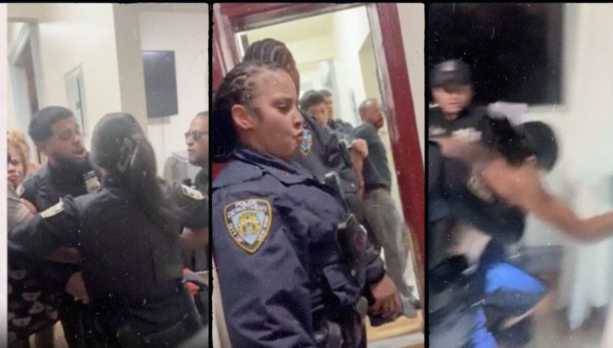Fiesta dominicana en El Bronx termina con gritos, caos y confrontación entre vecinos y policías