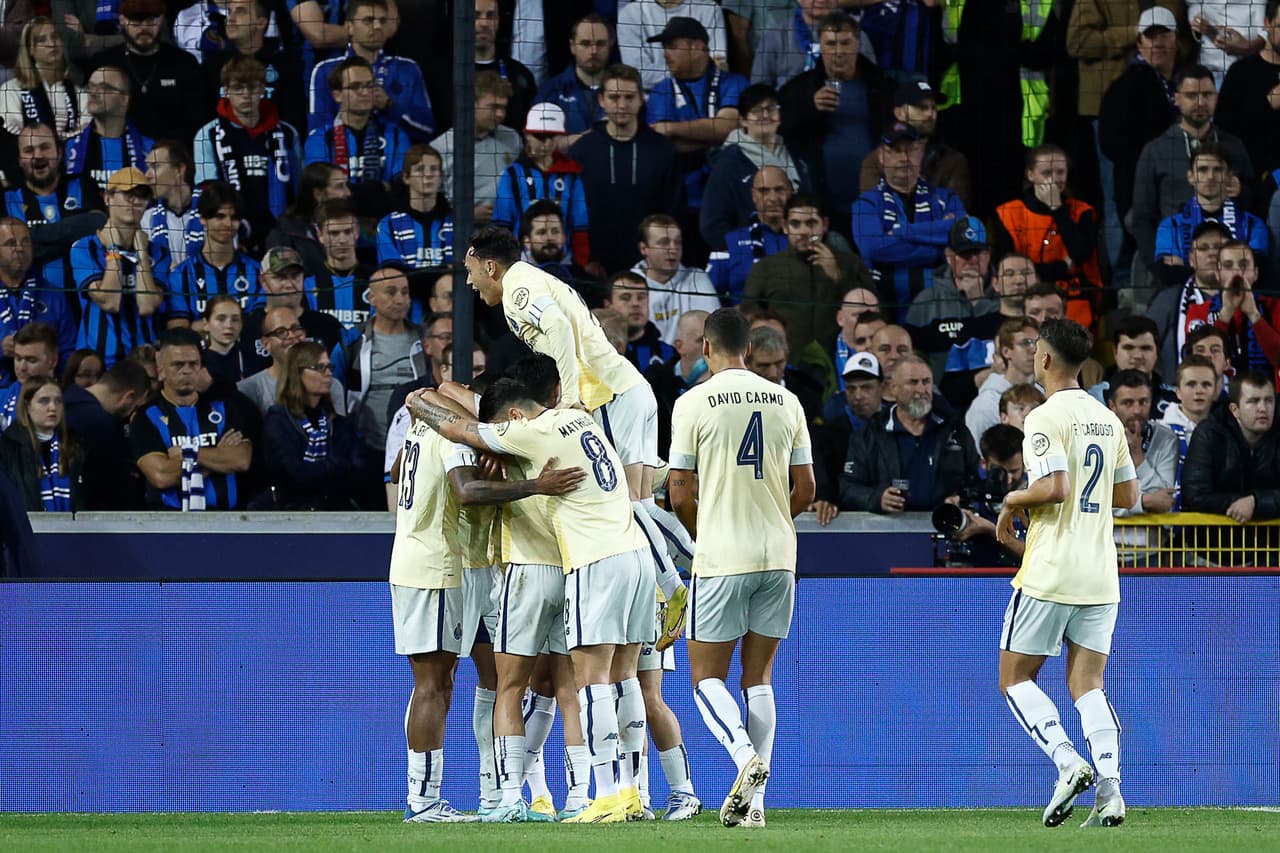Taremi hizo doble, Stephen Eustaquio y Evanilson también marcaron por el FC Porto en su visita al Brujas en Bélgica.
