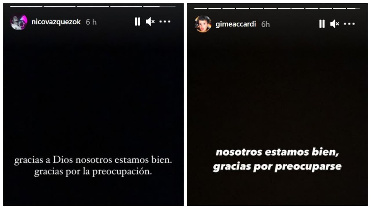 Nicolás Vázquez y Gimena Accardi son sobrevivientes del edificio que colapsó la madrugada del 24 de junio en Miami.