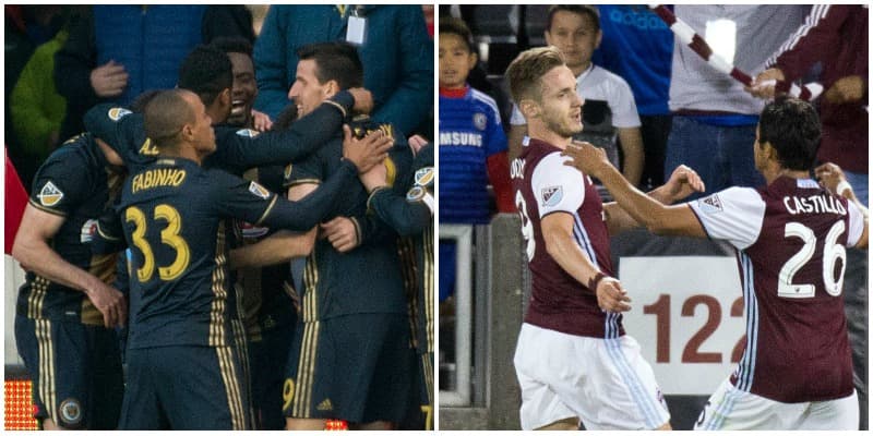 Philadelphia Union y Colorado Rapids, dueños y señores de su casa