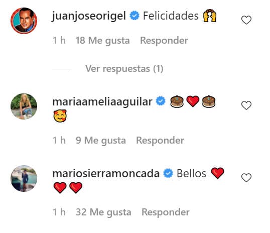 Algunos famosos aprovecharon la publicación de la modelo para felicitar al 
<b><a href="https://www.univision.com/shows/el-gordo-y-la-flaca/mientras-angelica-rivera-buscaria-un-puesto-en-la-politica-enrique-pena-nieto-enfrenta-una-demanda-por-paternidad-video">exesposo de Angélica Rivera. </a></b>
<br>