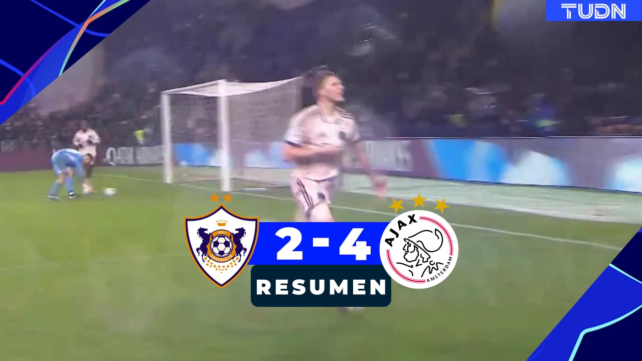 Resumen | Remontada de locura del Ajax ante Qarabag en Champions League