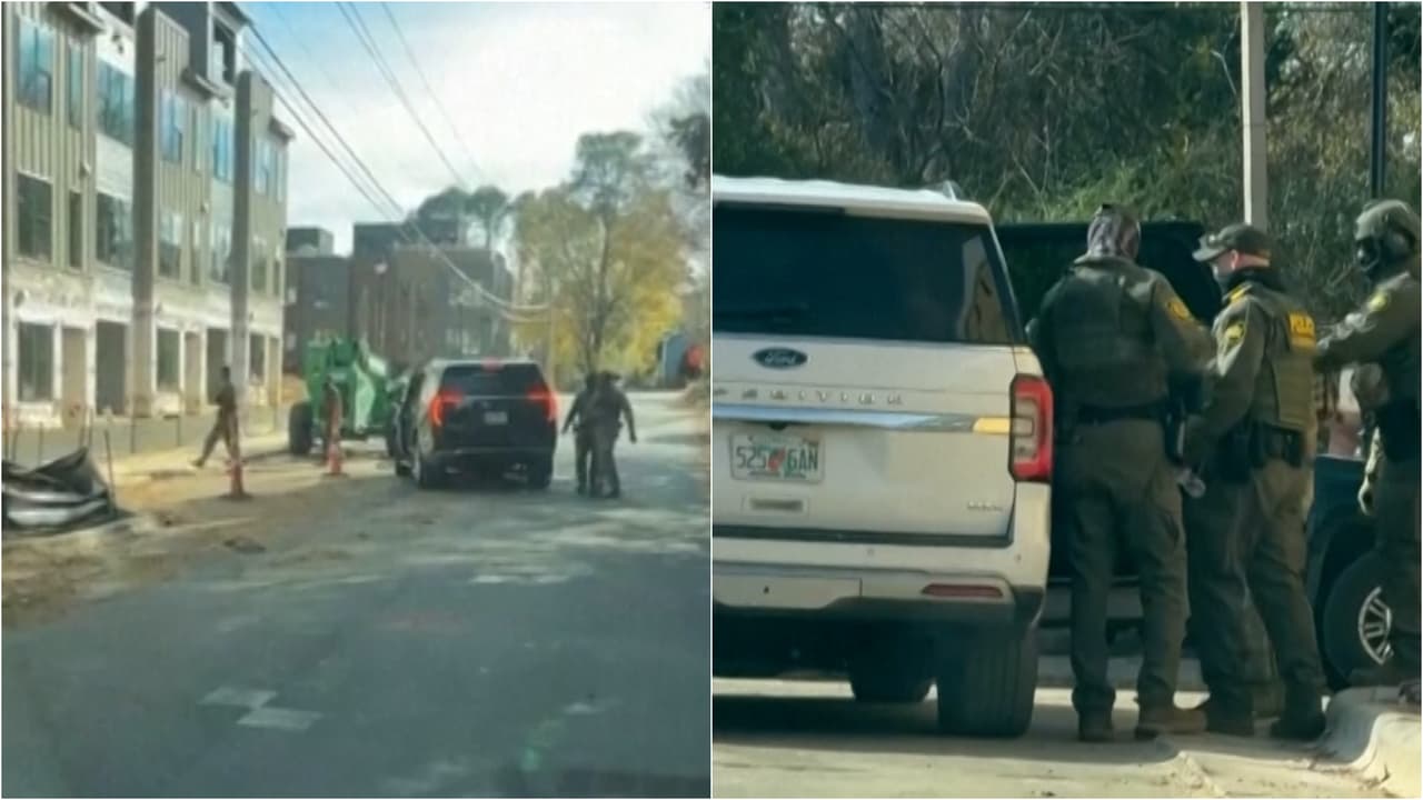 Agentes federales detienen a trabajadores de la construcción durante operativos en Cary