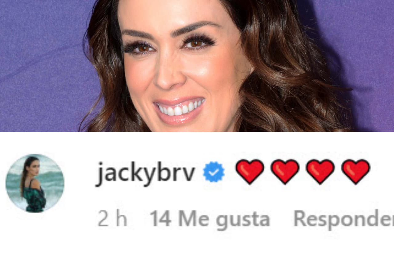 Jacky Bracamontes le dejó estos emoticonos de corazón.