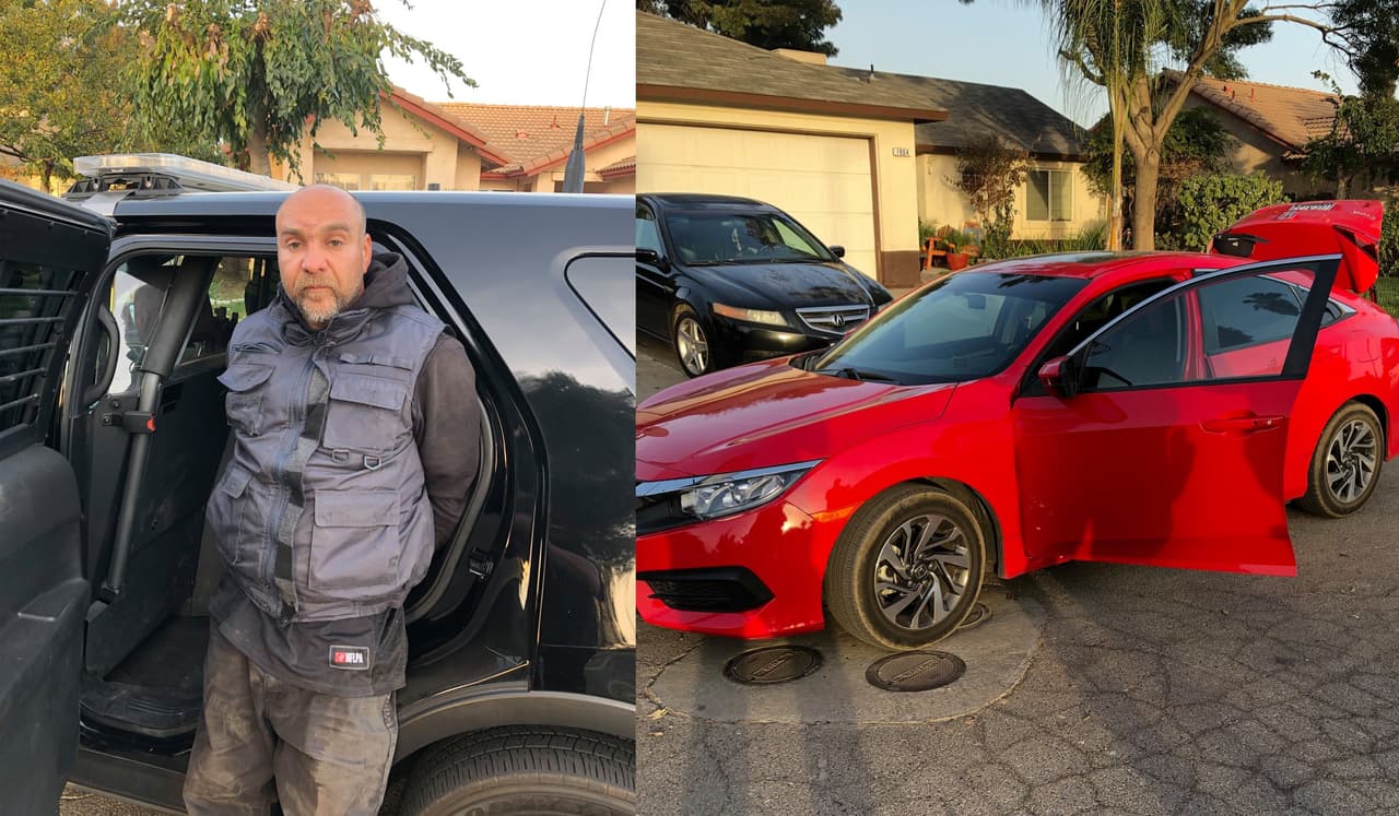 Dejó su vehículo con el motor andando mientras esperaba en casa, y un asaltante se lo llevó