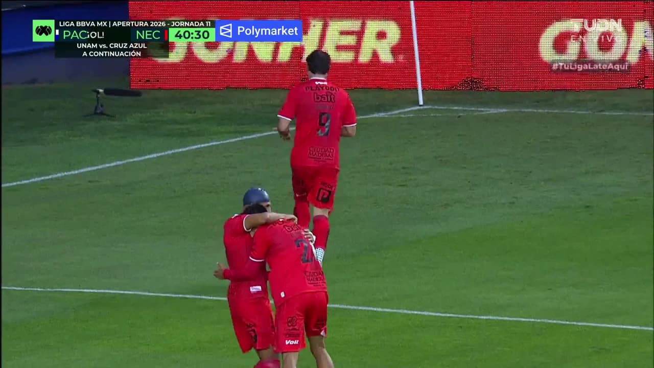 ¡Golazo brutal del Necaxa! Espindola deja solo a Carranza para el 0-2