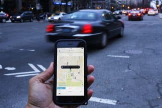 La aplicación de Uber en Washington DC