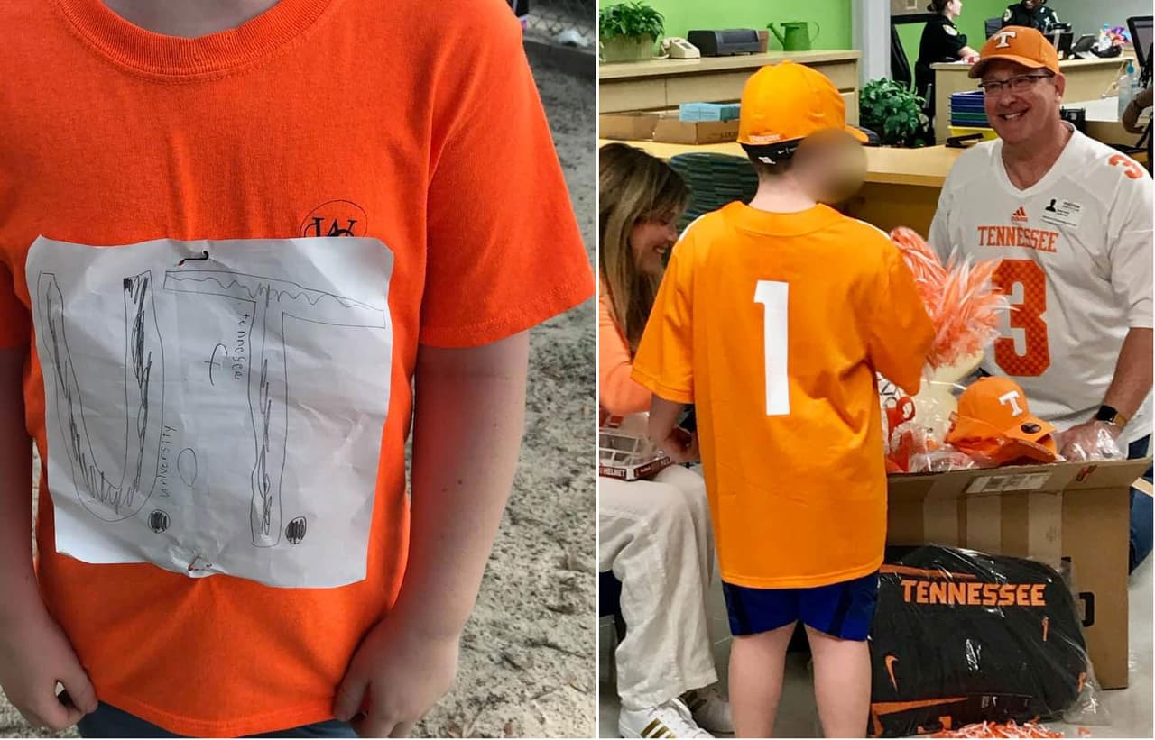Camiseta de Tennessee diseñada por niño se convierte en oficial 