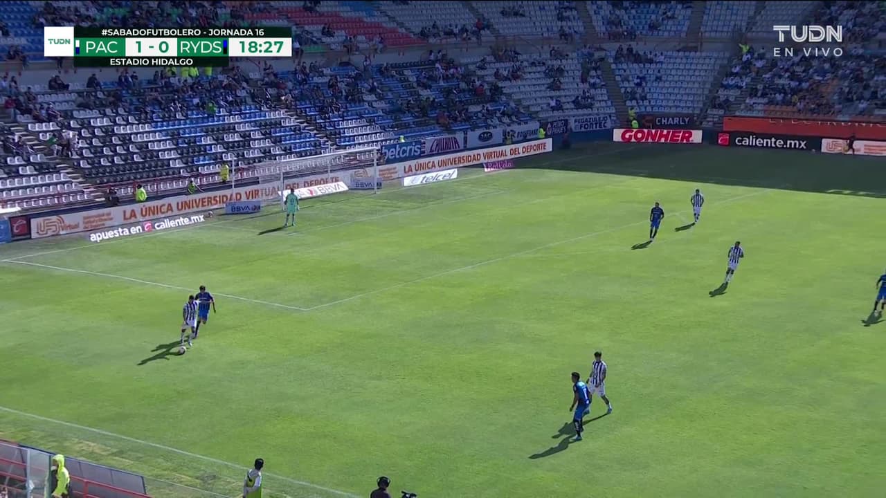 ¡TIRO ATAJADO! disparo por Víctor Guzmán.