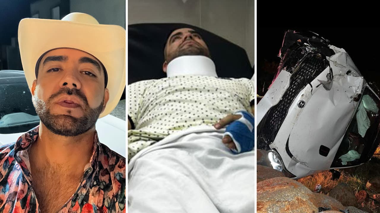 Cantante Edwin García sufre accidente de auto en México: lo reportan con "fuertes lesiones"