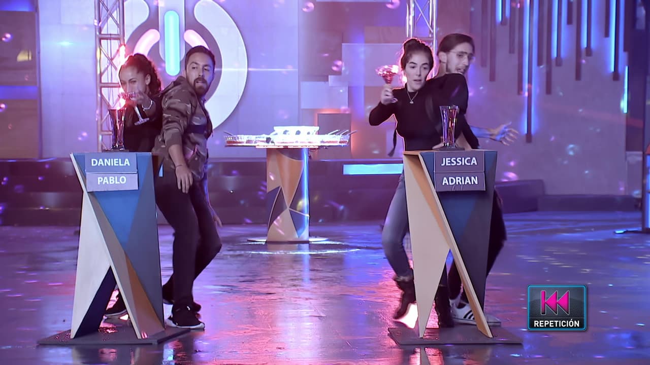 Dani y Pablo son puro amor, aunque la pasaron mal antes de la segunda eliminación y de ir muy bien en la tabla, comenzaron a perder. En esta prueba competían para llevarse 15 mil pesos a su acumulado y cuando estaban muy cerca de lograrlo, Adrián chocó con ellos y perdieron.