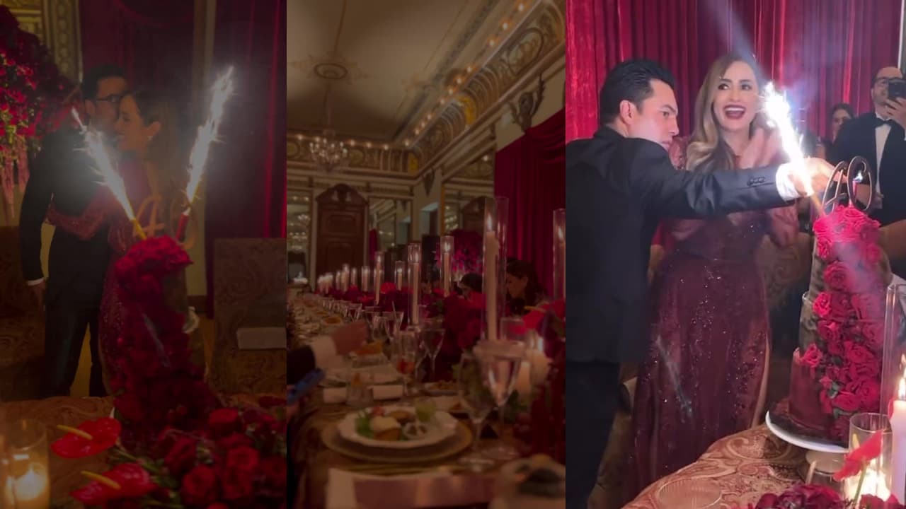 Así fue la fiesta de cumpleaños de Cynthia Rodríguez, esposa de Carlos Rivera