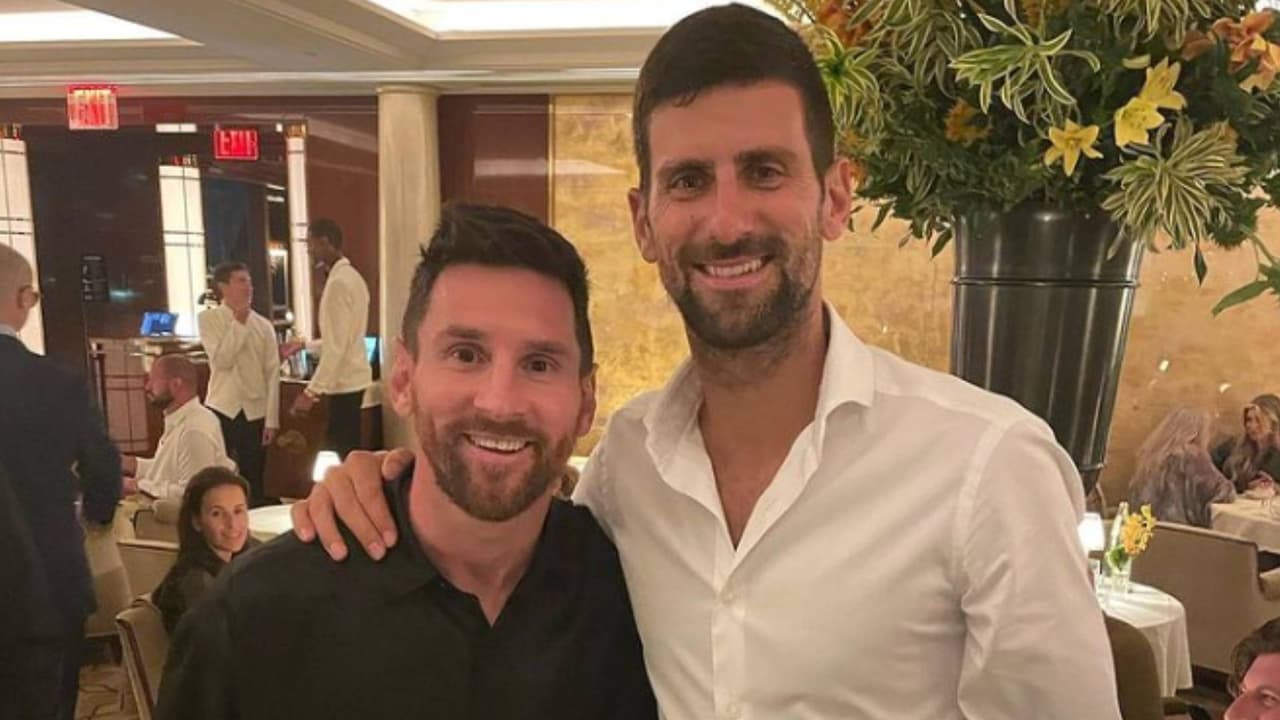 Lionel Messi y Novak Djokovic se encuentran en el US Open 2023