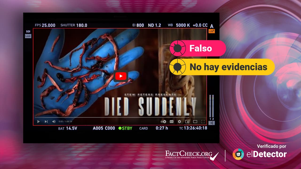 'Murió repentinamente': el video viral que difunde sin pruebas un inexistente "plan para despoblar el mundo"