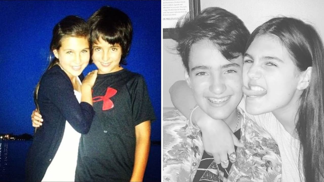 Sebastián Poza y Romina Poza