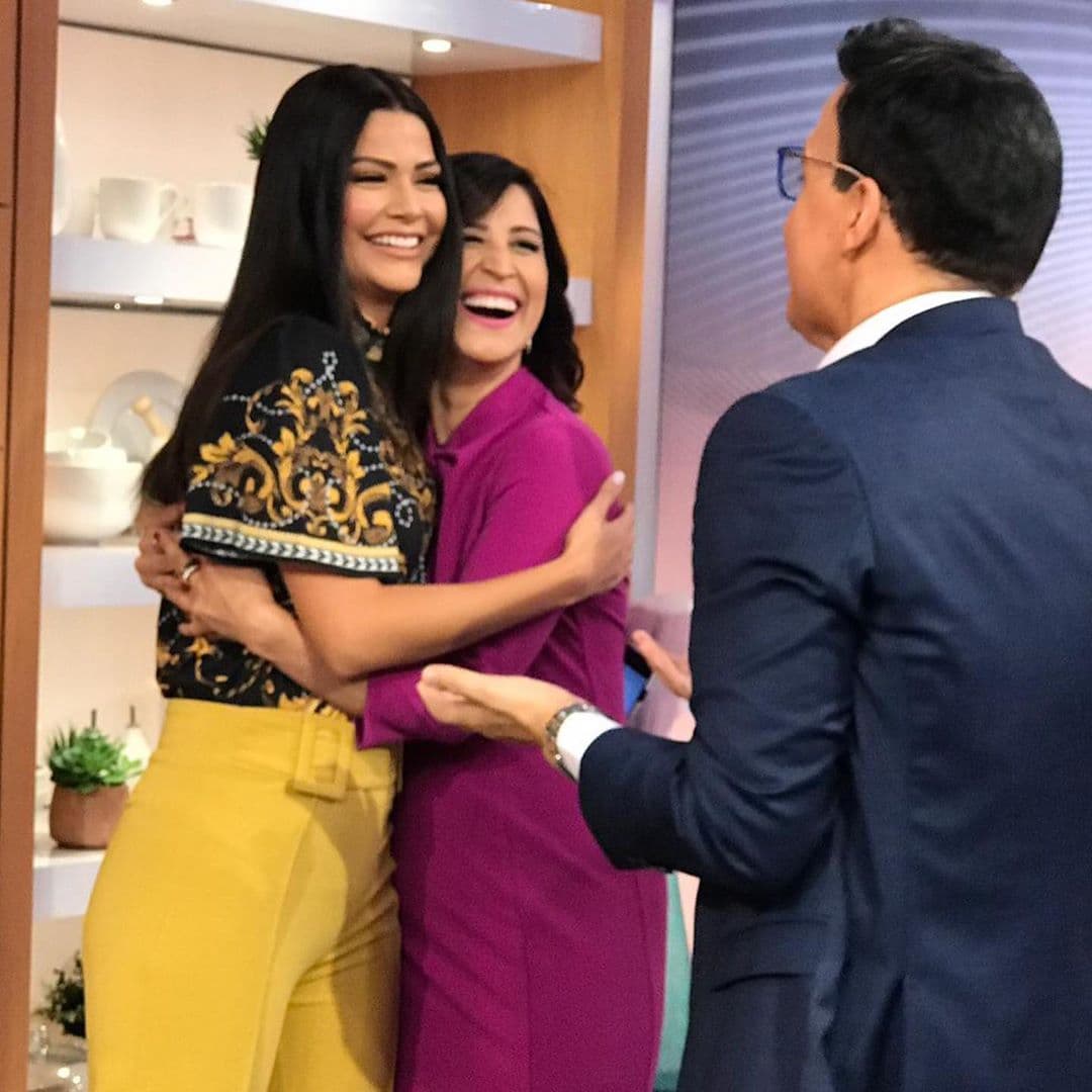 Una imagen dice más de mil palabras y para muestra esta foto que capta el cariño que hay entre los integrantes del equipo y las personas que se quedarán en el corazón de esta gran familia como lo es Ana Patricia Gámez.