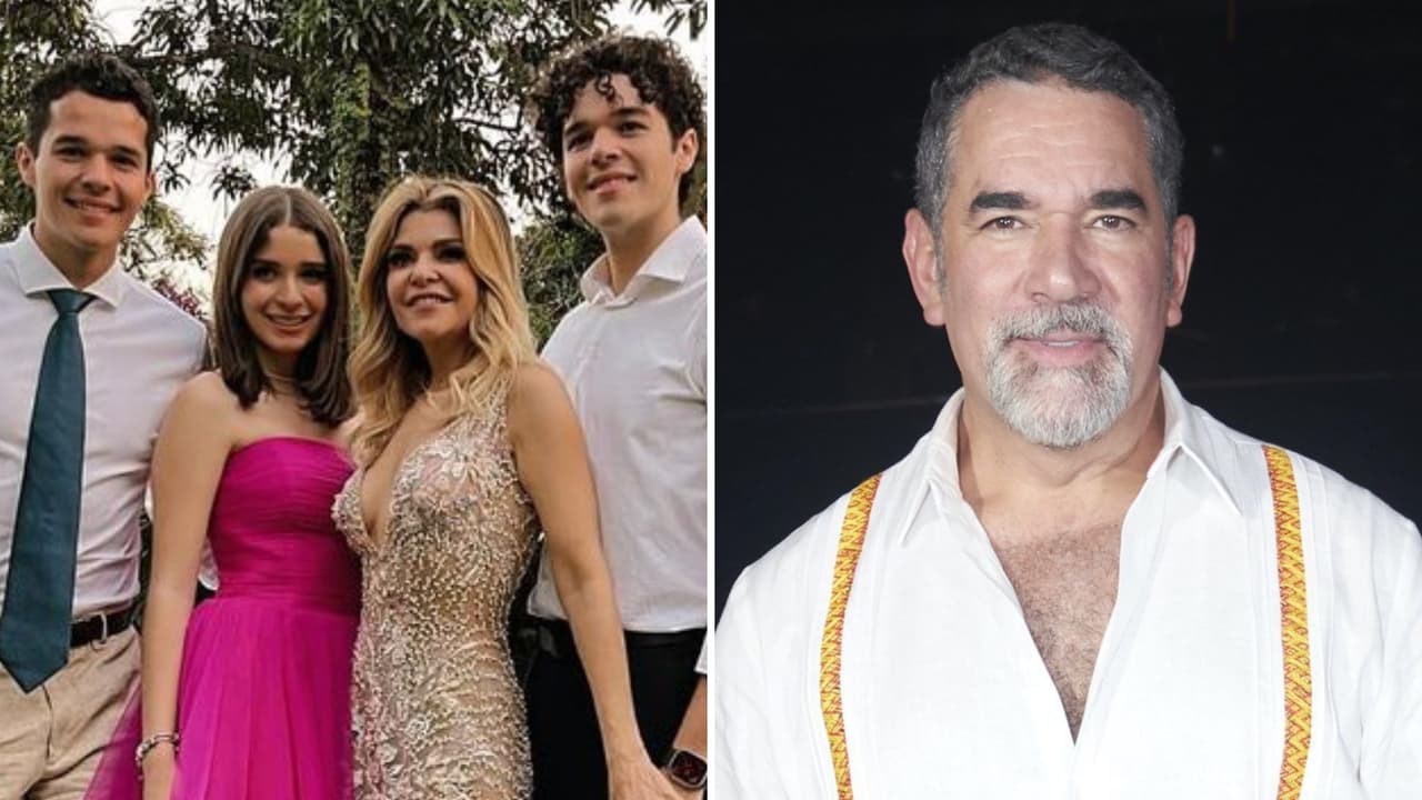 Itatí Cantoral presume graduación de uno de los gemelos que tuvo con Santamarina, ¿él no estuvo?