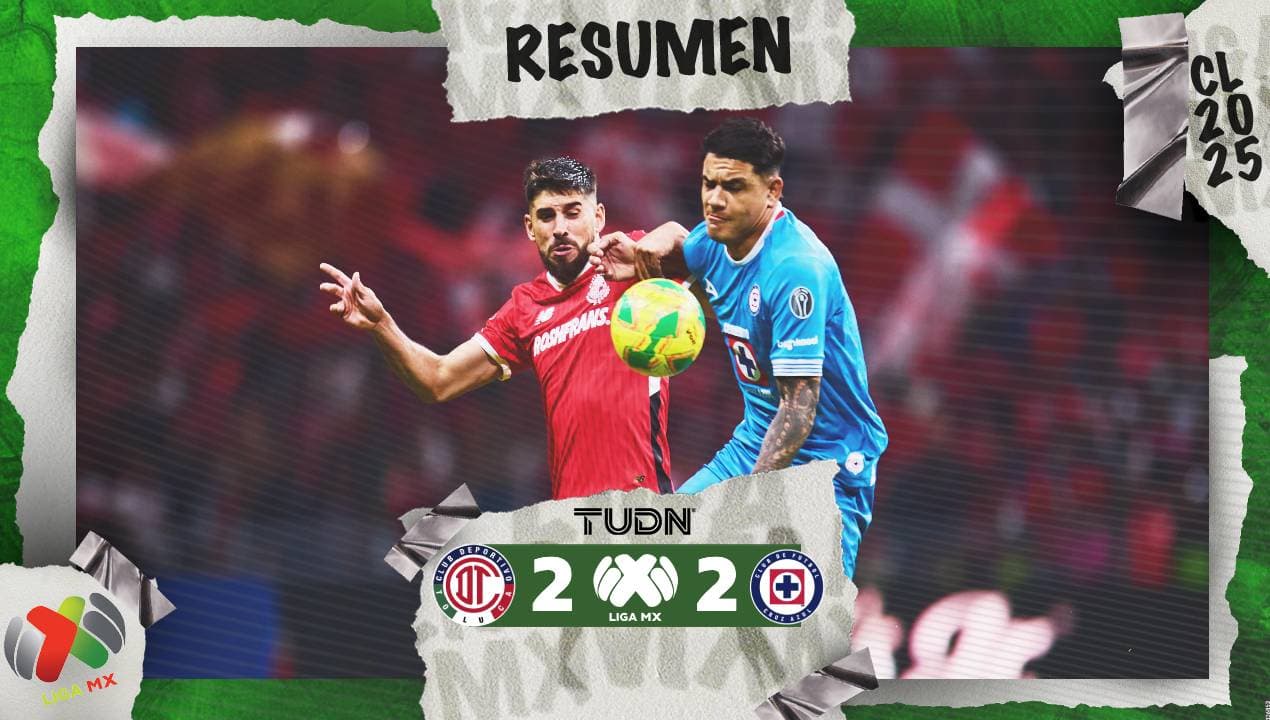 Resumen | En un adelanto de Liguilla, Toluca y Cruz Azul empatan en el Nemesio Diez