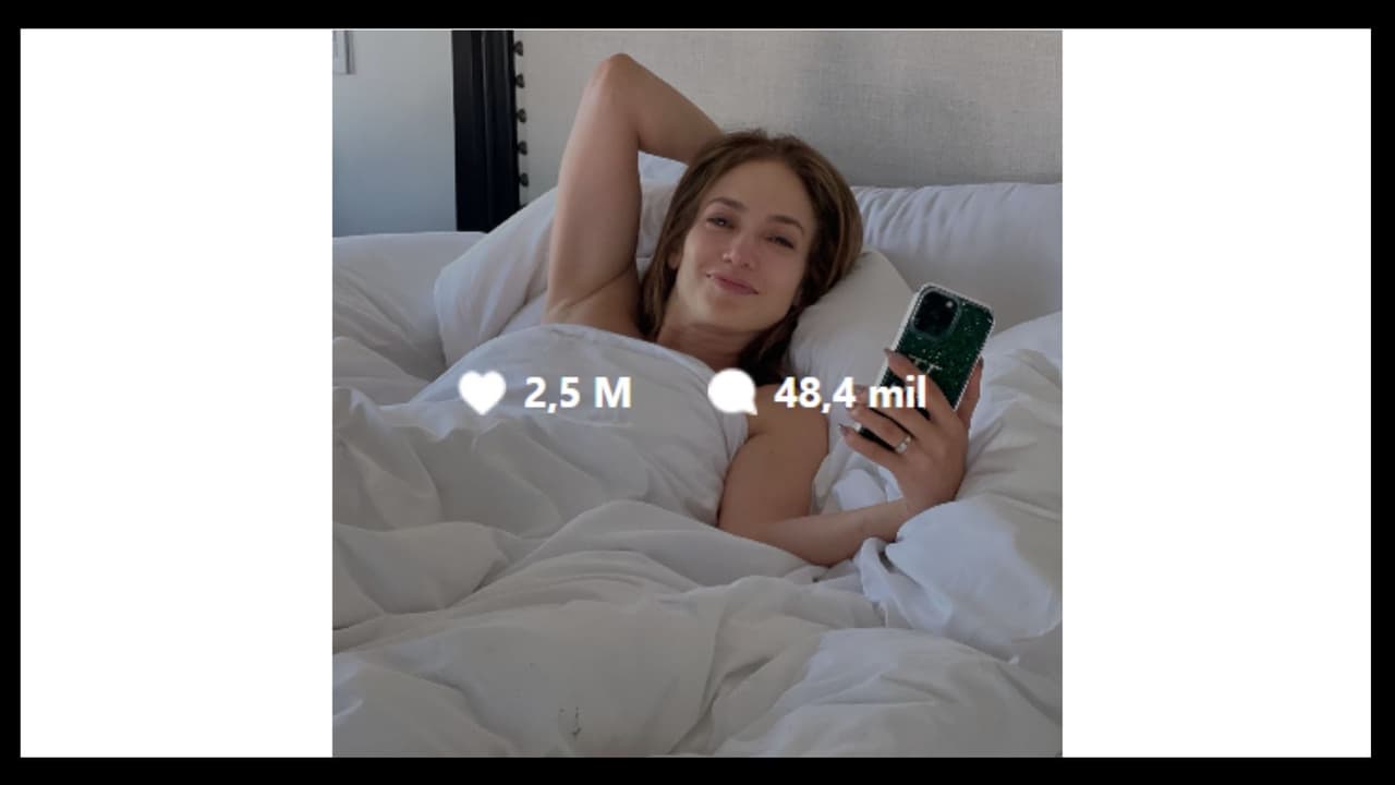 Foto JLo likes y comentarios