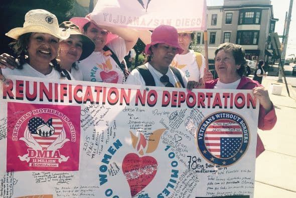 100 mujeres inmigrantes indocumentadas dieron inicio el 15 de septiembre una caminata de 100 millas rumbo a Washington.